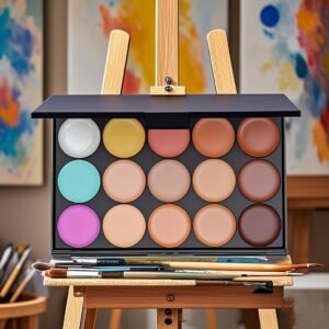 15-Color Concealer Palette: Master the Art of Flawless Skin!