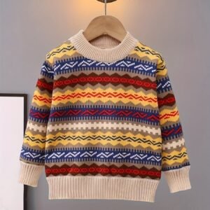 أناقة الدفء لصغارك: بلوفر الخريف والشتاء العصري للأولاد