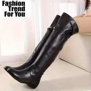 מגף גבוה עד הברך 2024: אלגנטיות שאין כמותה, נוחות בלתי נשכחת!