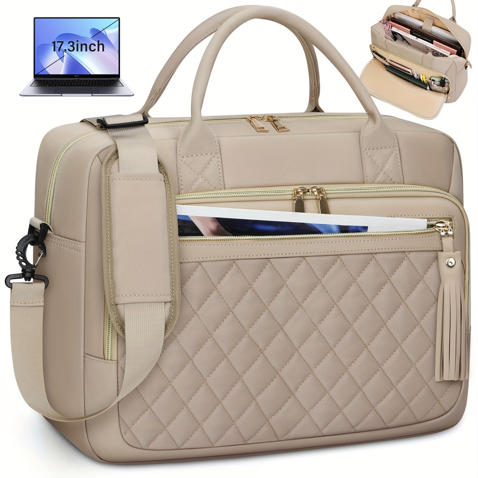 حقيبة NUBILY الاحترافية: أناقة، أمان، وتنظيم لا مثيل له! - الصورة 4