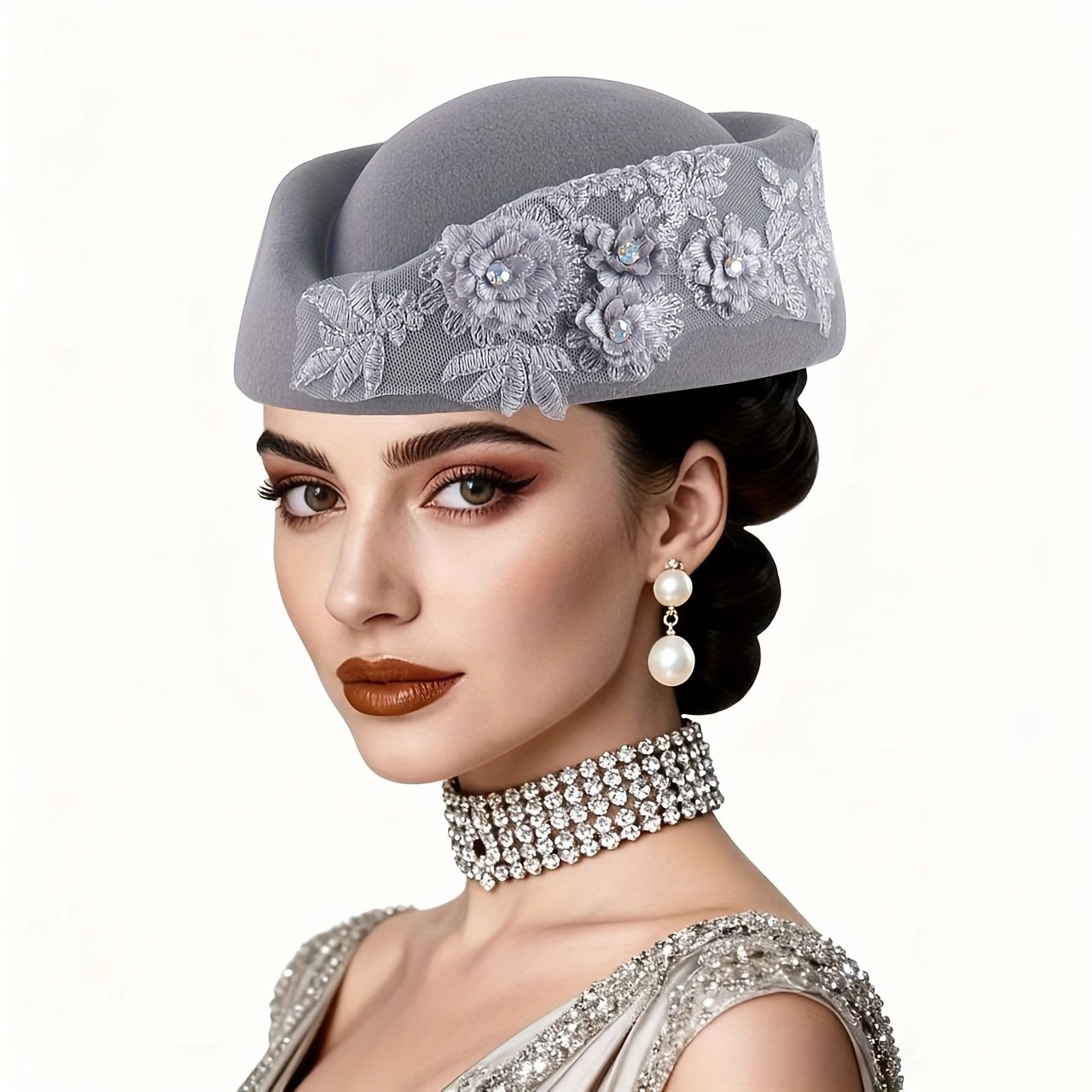 ברט אלגנטיות מלכותית: קסם היהלומים והפרחים למראה בלתי נשכח! – תמונה 4