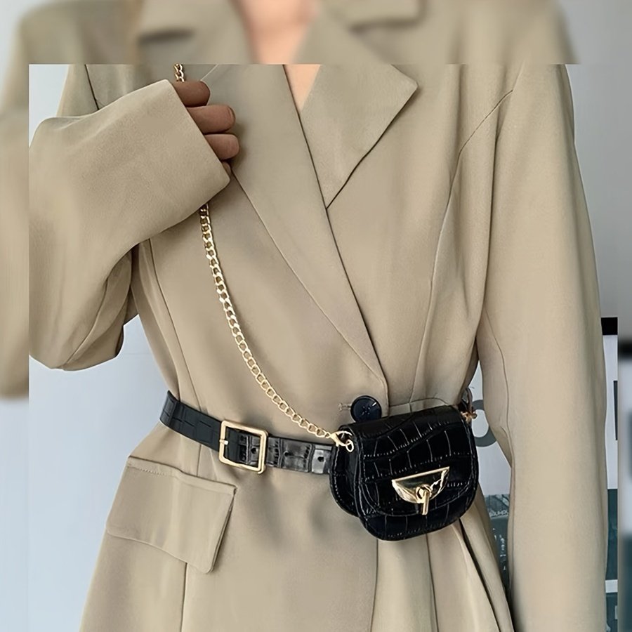 תיק מותן מיני בהדפס תנין: מלווה הסטייל העכשווי שלך – תמונה 7