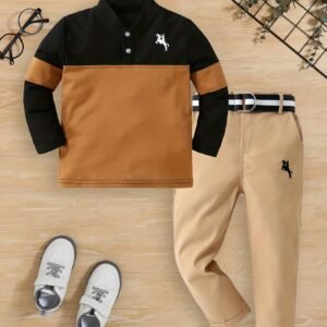 دفء الأناقة لمغامرات صغيرك: طقم أولاد شتوي حصري!