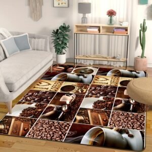 שטיחון קפה אלגנטי: חמימות, נוחות ויופי בכל פינה בביתך!