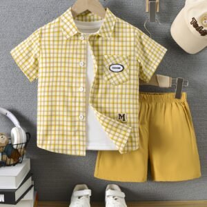 A Trendy and Comfortable Summer Look for Your Little Heroes!