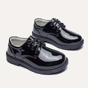 Your Child's Elegance Starts Here: Luxury Black Oxford Shoes for Boys!