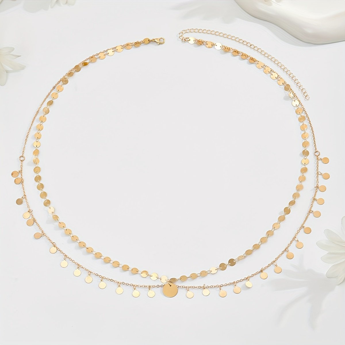 זוהרי בנגיעה בוהמית ייחודית: שרשרת המותן הזהובה הנועזת! – תמונה 2