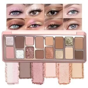 سر العيون الآسرة: باليت الظلال المقاوم للماء بـ 16 لونًا