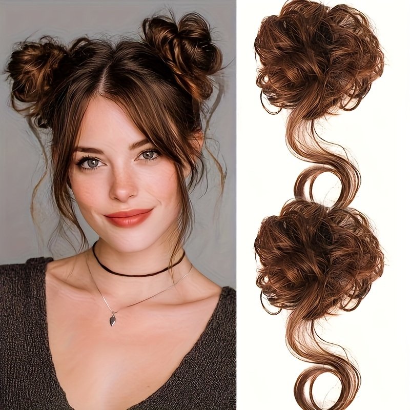 Enchanting Messy Bun: Volume & Style at Your Fingertips! - Image 13