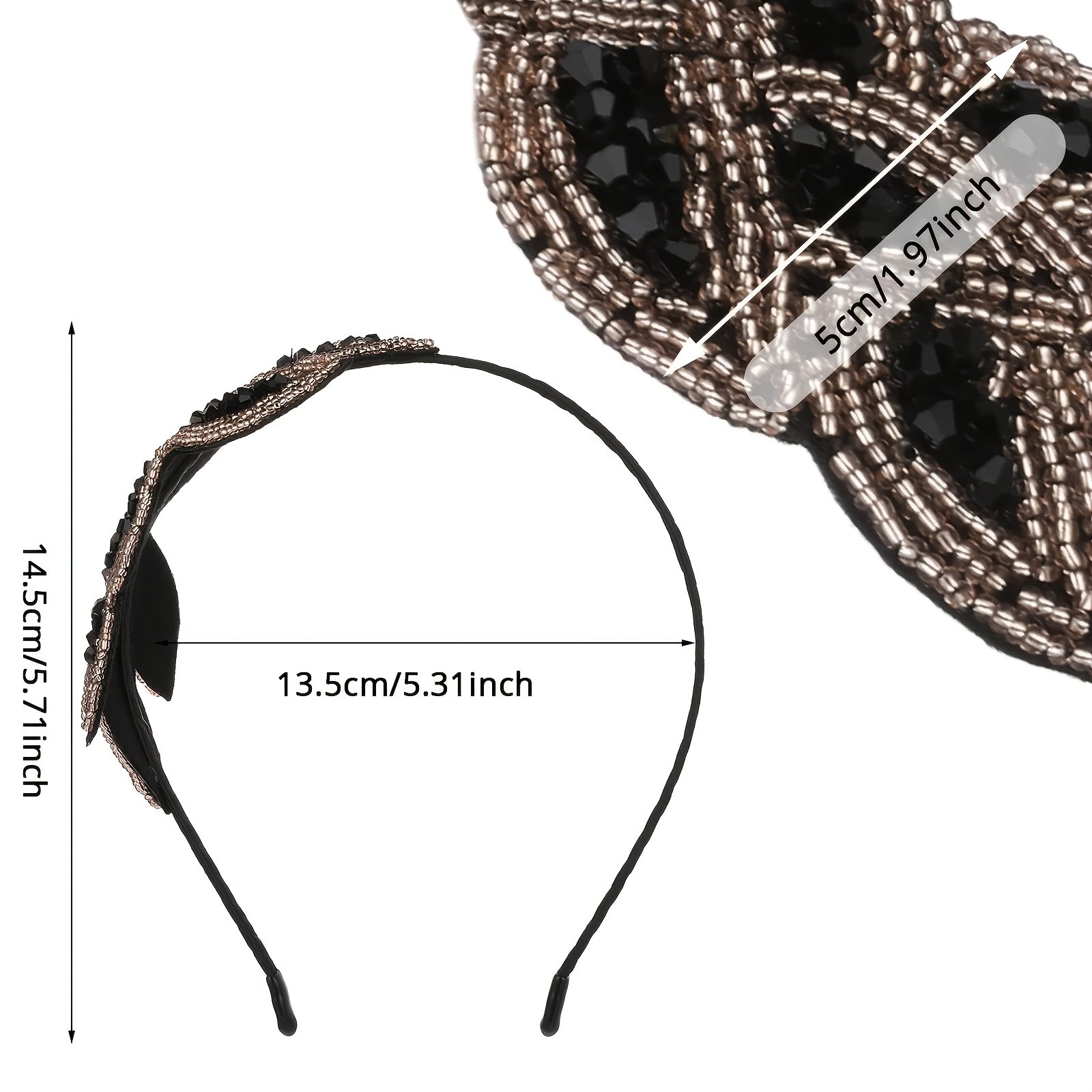 Dazzle with a 1920s Touch: Luxurious Flapper Headband - Image 6