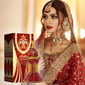 سلطانة الأناقة: عطر الفستان الأحمر