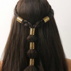 تألقي بلمسة ذهبية ساحرة: إكسسوارات شعر رمضان الفاخرة