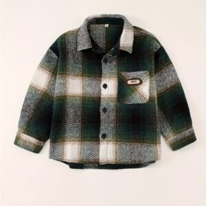 אלגנטיות עכשווית לקטנטנים: חולצת משבצות יוקרתית לכל הרפתקה!