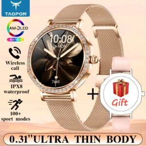 تألقي بذكاء: ساعة TAOPON الذكية، رفيقتك الأنيقة لكل يوم!