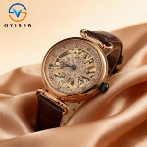 Rose Gold Time Whispers Watch: An Artistic Masterpiece for Your Wrist!