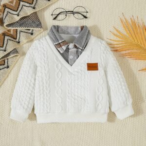 قميص الصغار 2 في 1: أناقة لافتة وراحة لا تضاهى!