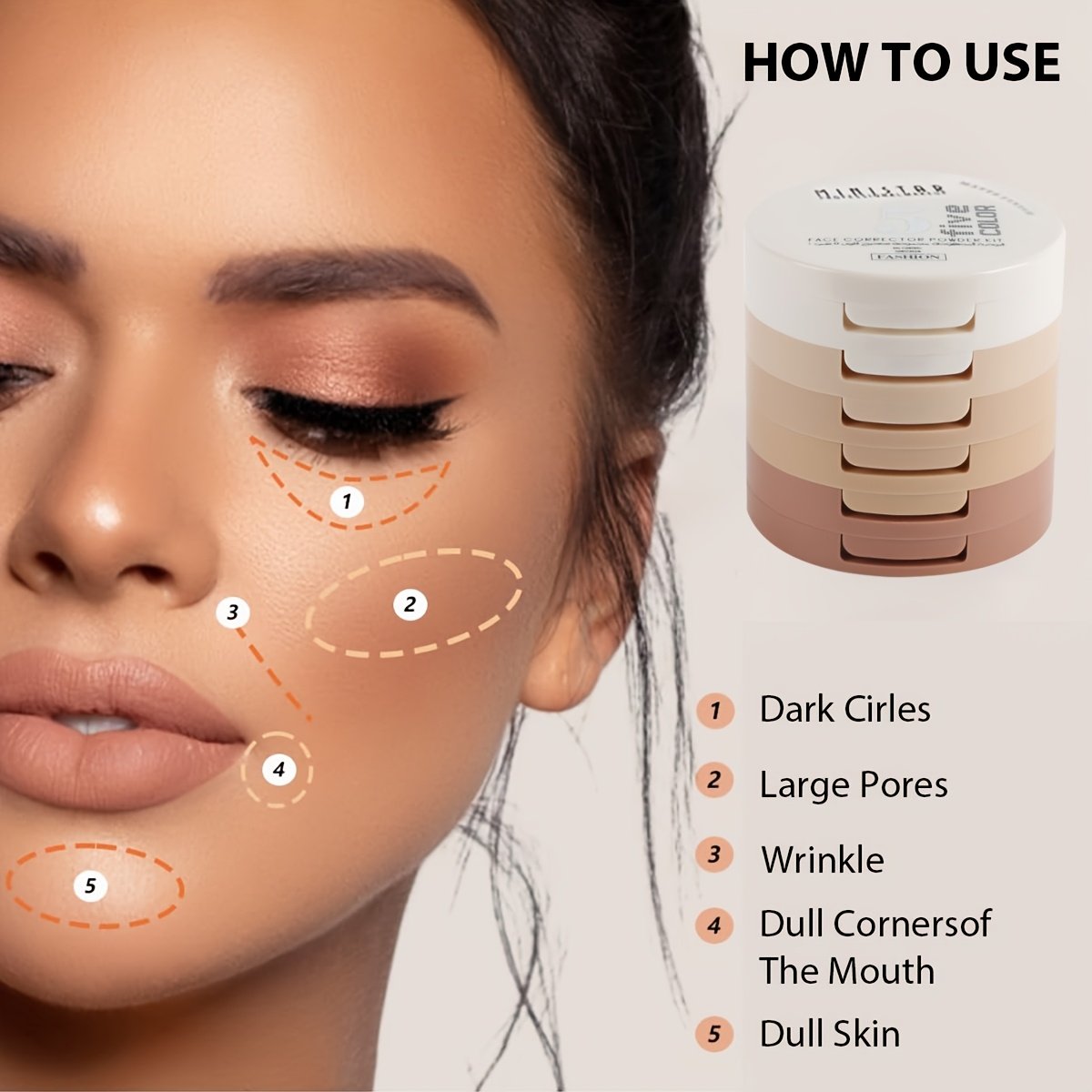 بودرة الإشراقة الخماسية: سر الإطلالة المثالية التي تدوم! - الصورة 6