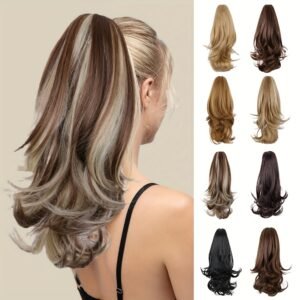 تألقي بجمال فوري: وصلة ذيل الحصان المموجة من Bellqueen