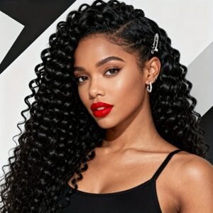 تألقي بجاذبية ساحرة: باروكة الكيرلي العميق 26 بوصة - سهولة وأناقة!