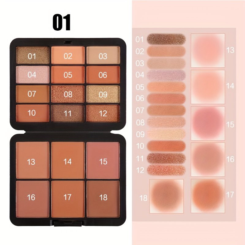 BSIMONE Mocha Mousse Palette: 18 Colors for Your Versatile Beauty! - Image 3