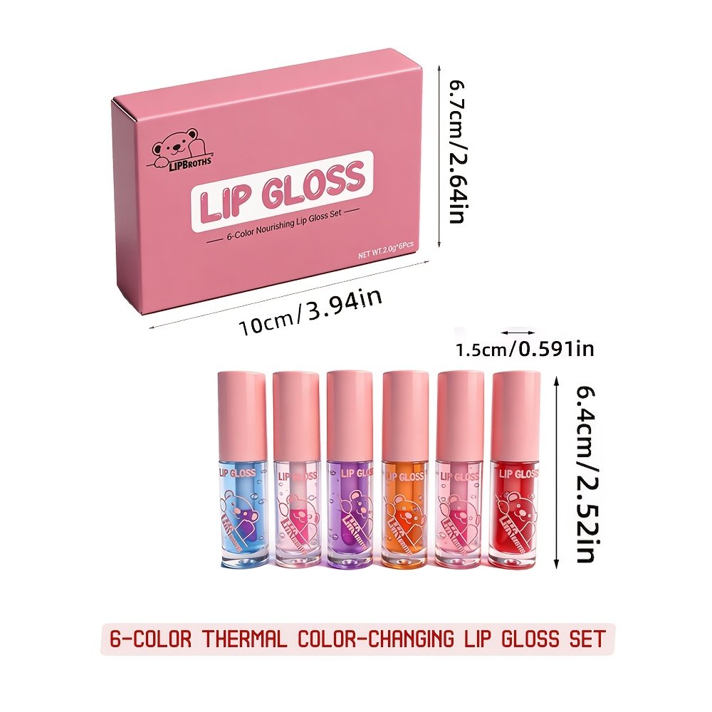 שינוי קסום לשפתיים: סט גלוס ושמן שפתיים משנה גוון! – תמונה 4