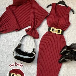 Your Winter Elegance Starts Here: A Modern & Warm Two-Piece Set