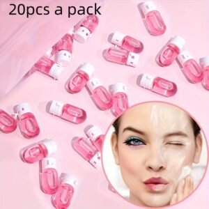 كبسولات النقاء الوردي: مزيل مكياجك السريع واللطيف!