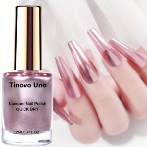 Rose Gold Nail Polish: Ultra-Fast Chrome Shine!