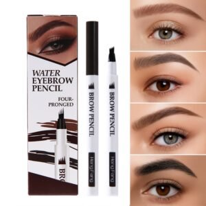 Draw Your Beauty: 4-Tip Eyebrow Pen for Long-Lasting Definition & a Captivating Natural Look!