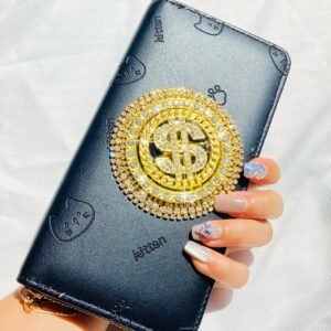 محفظة السهرة الذهبية الفاخرة: أناقة متلألئة وسعة لا تُضاهى