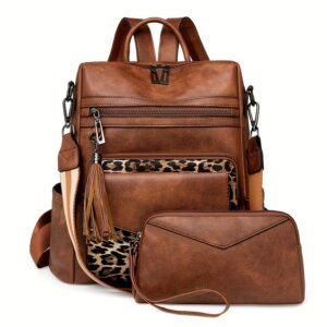 The Perfect Winter Companion: Stylish Backpack with a Vintage Touch and Exceptional Capacity!
