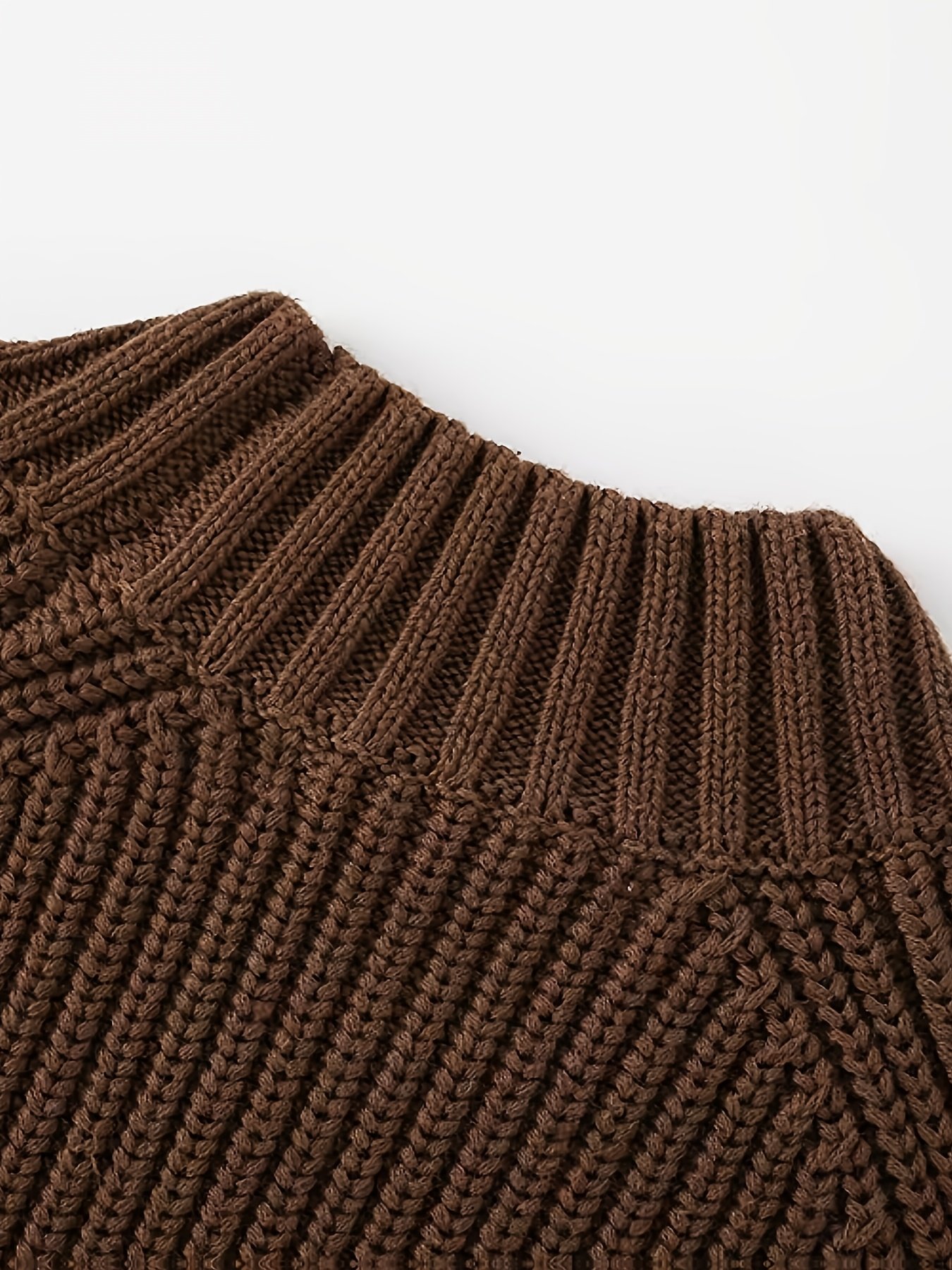 חום שאין כדוגמתו וסטייל עכשווי: סריג ילדים בצבע קפה לעונות הקרות! – תמונה 4