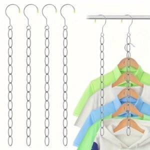 הארון המושלם: שרשראות גאוניות לארגון בגדים