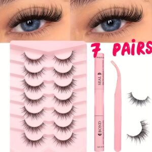 Captivating Eyes in Moments: The Complete Eyelash Set (7 Pairs)