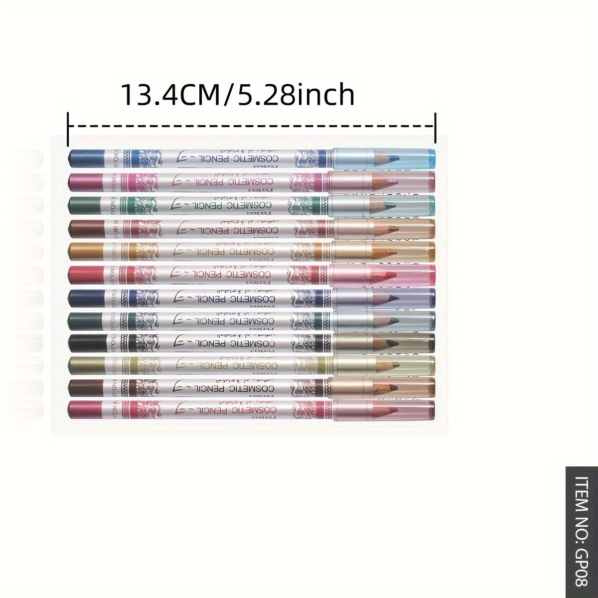 יצירתיות ללא גבולות: סט 12 עפרונות איפור זוהרים ורב שימושיים! – תמונה 5