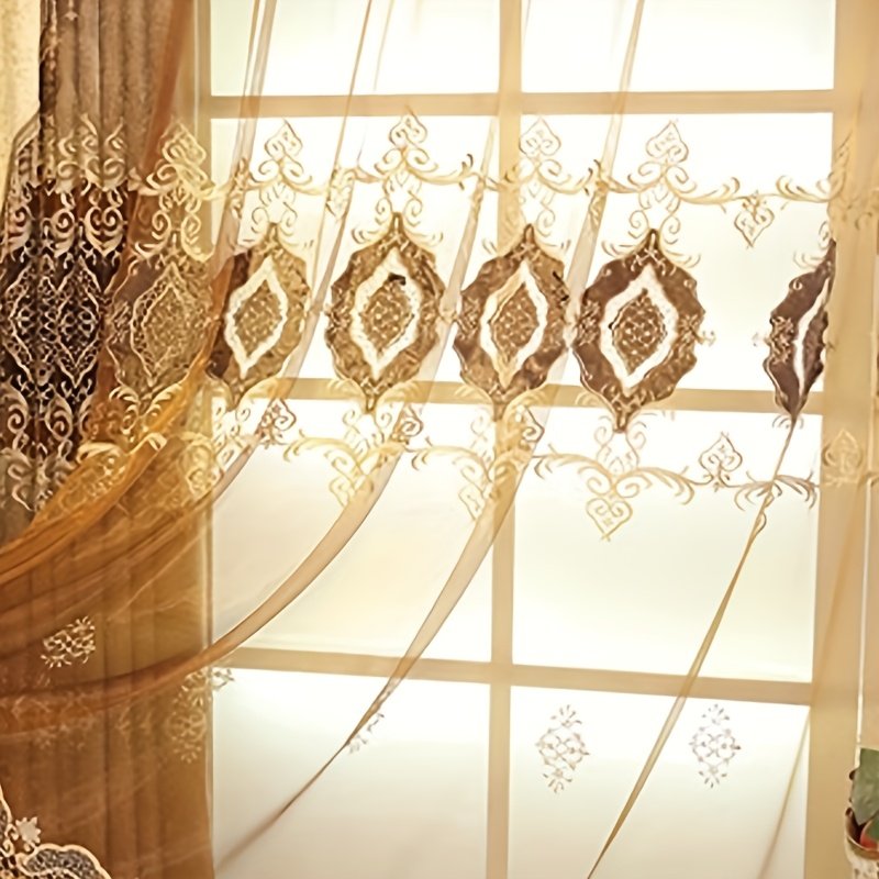 וילונות טול רקומים יוקרתיים: צעיף החלון שלך לאלגנטיות ורוממות!