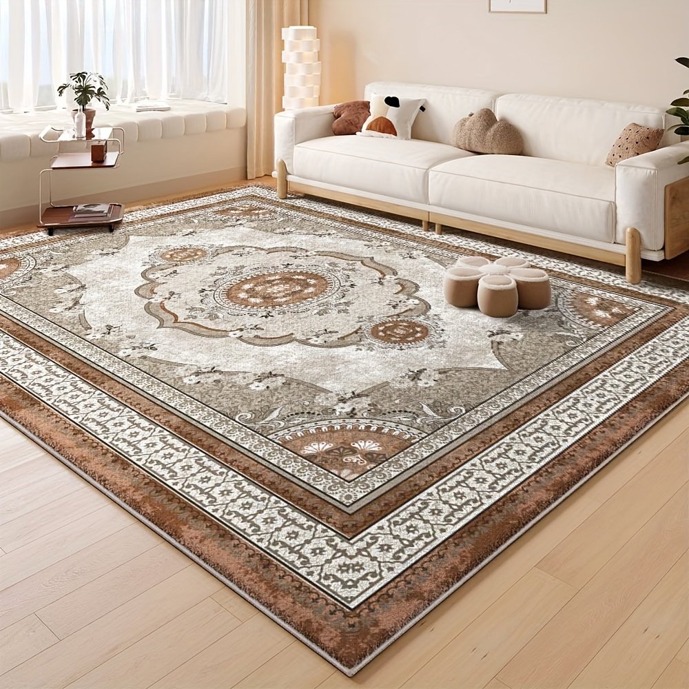 שדרגו את עיצוב הבית שלכם: שטיח קטיפה נורדי מודרני – תמונה 2