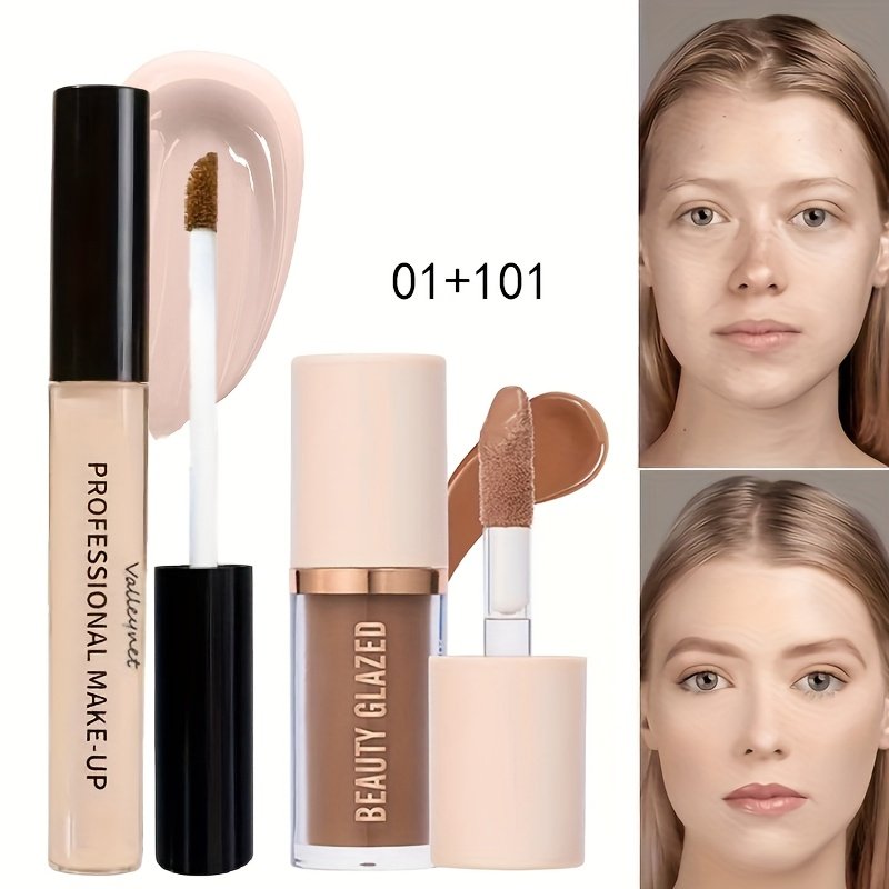 ثنائي الجمال السائل: خافي عيوب وتحديد ملامح بتغطية كاملة - الصورة 3