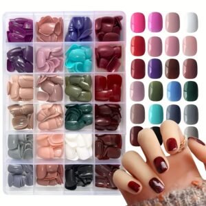 مجموعة الأظافر الفورية الفاخرة: 24 لونًا لإطلالات لا تُحصى!