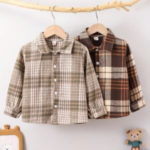 חום וסטייל אינסופי לקטנטנים שלכם: סט משובץ יוקרתי לחורף!