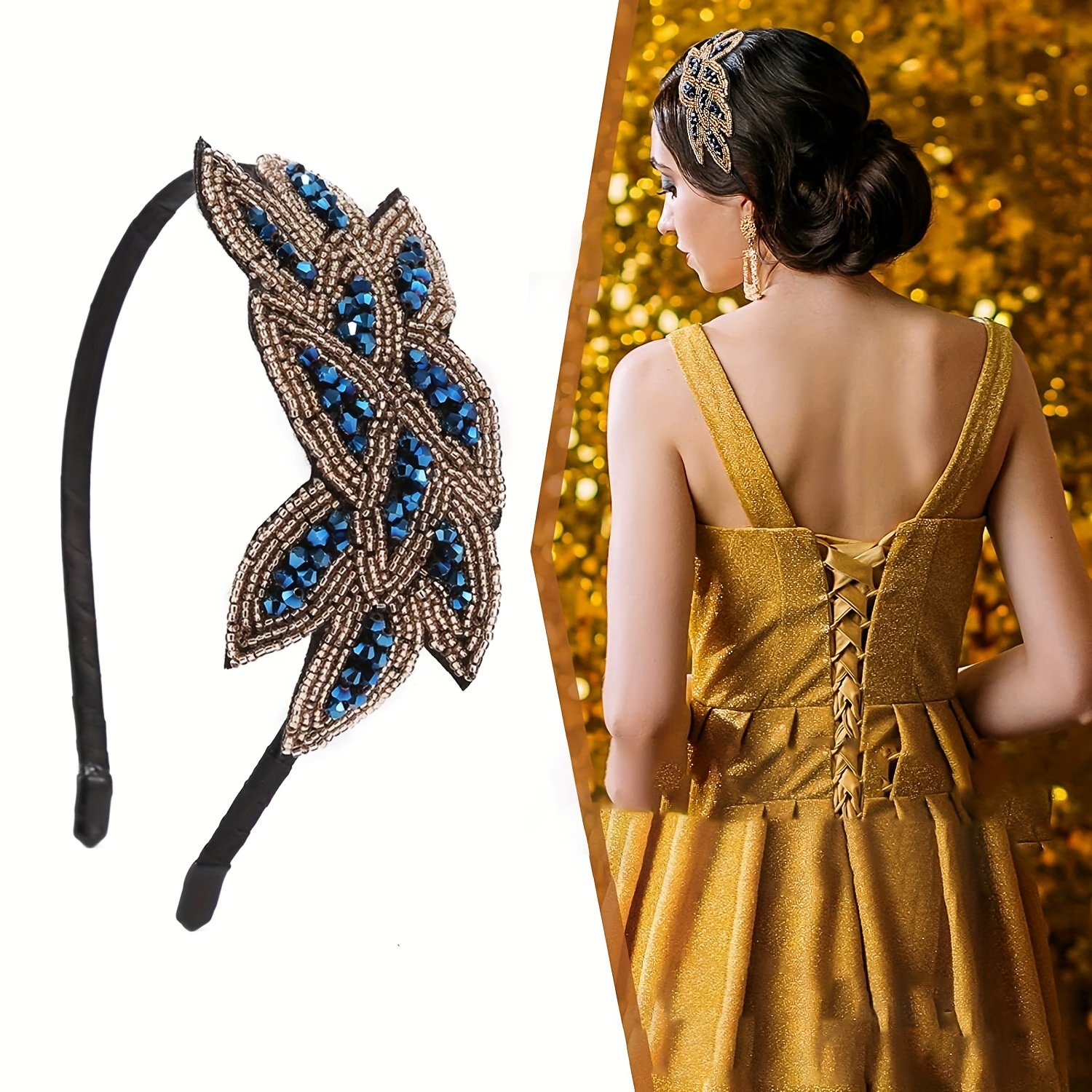 Dazzle with a 1920s Touch: Luxurious Flapper Headband - Image 3