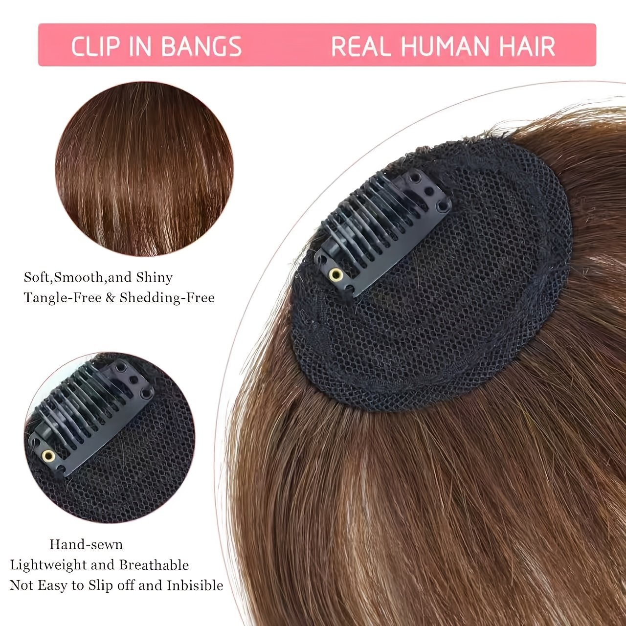 Natural Hair Bangs: Instant Beauty, Unparalleled Elegance! - Image 4