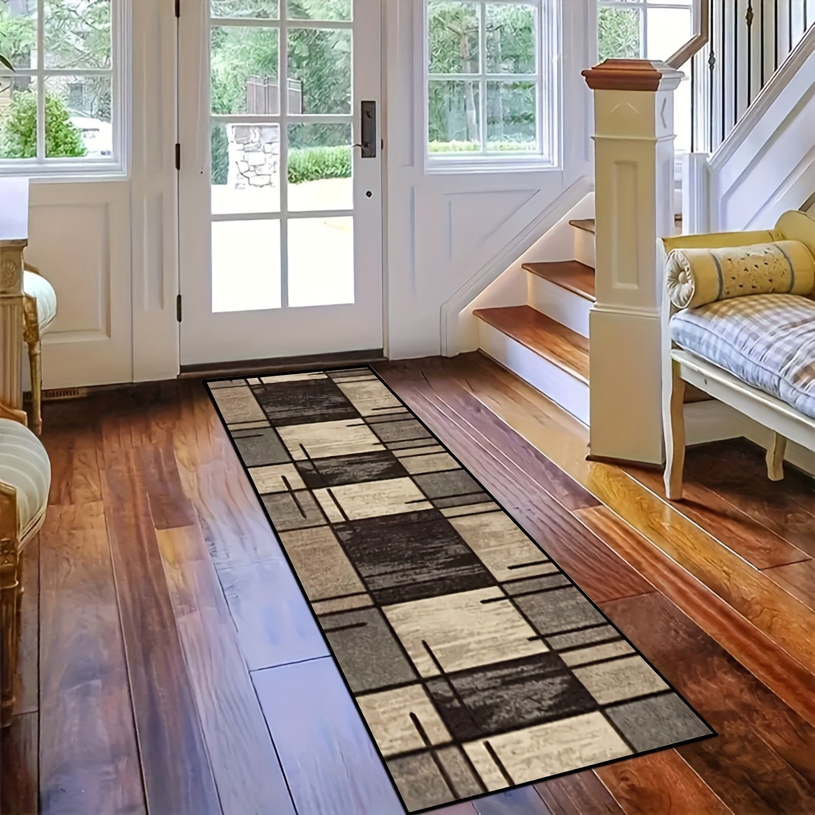 Luxury Golden Diamond Velvet Rug: Elegance That Caresses Your Feet - Image 2