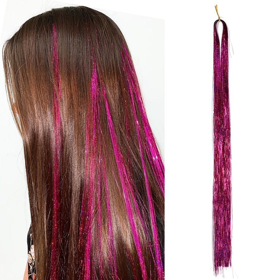Shine Like the Stars: Holographic Glitter Hair Tinsel Set! - Image 15