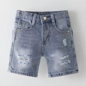 Kick Off Summer in Style & Comfort: Boys' Casual Denim Shorts!