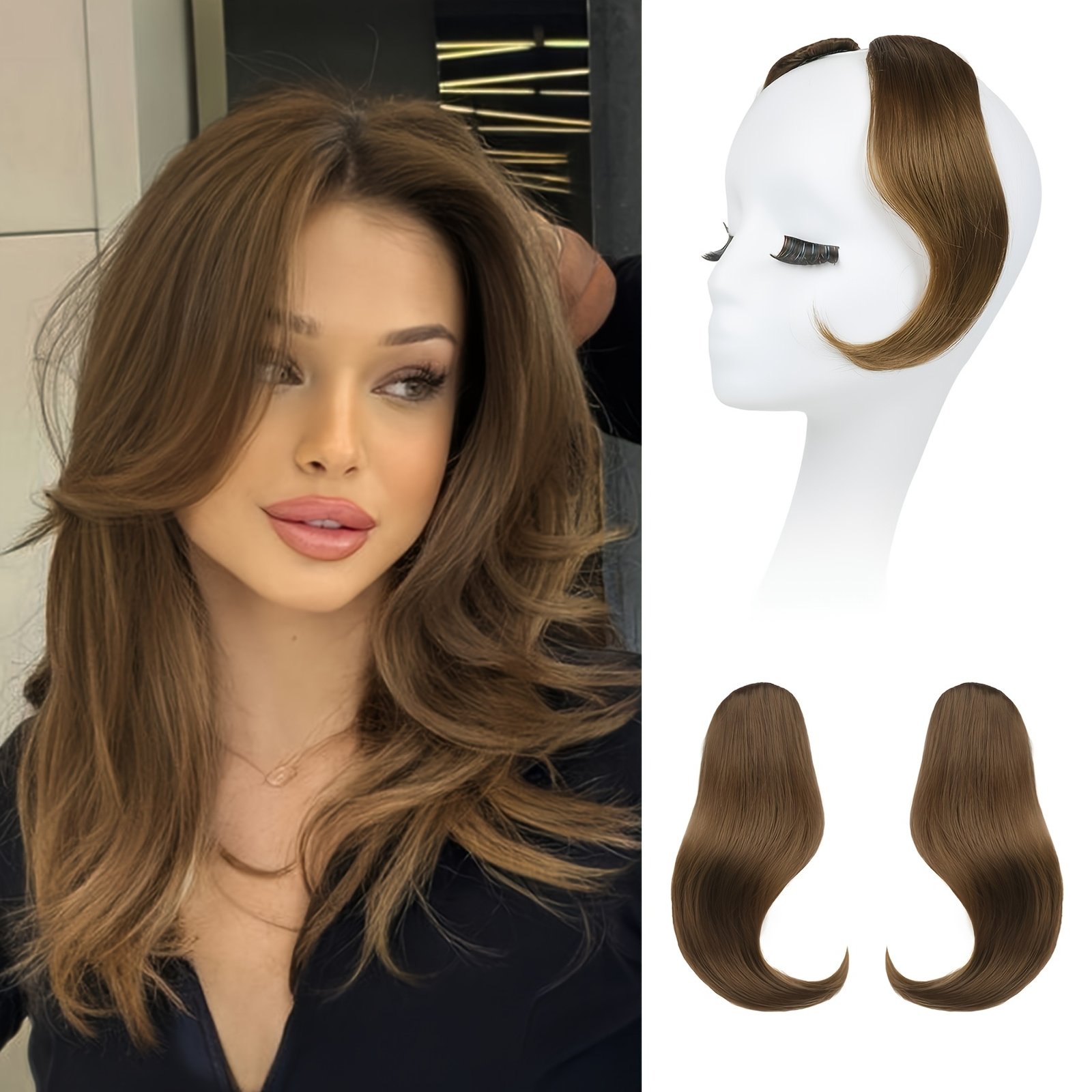 Clip-in Bangs: Instant Transformation for an Unforgettable Look! - Image 3