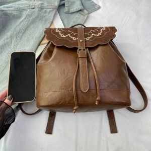 Elegant 'Vintage' Backpack: Unmatched Capacity, Style, and Versatility.