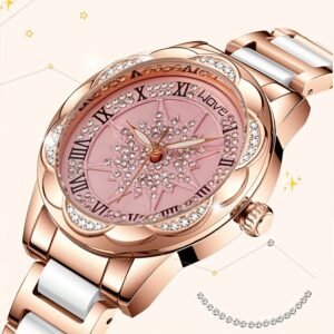 Enchanting Camellia Watch: Sparkling Elegance and Unrivaled Precision
