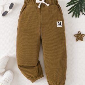Boys' Corduroy Jogger Pants: Style for Endless Adventures!