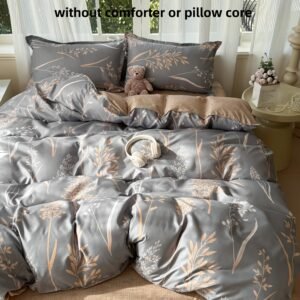 أناقة زهرية وراحة لا تضاهى: طقم مفارش سرير أحلامك!